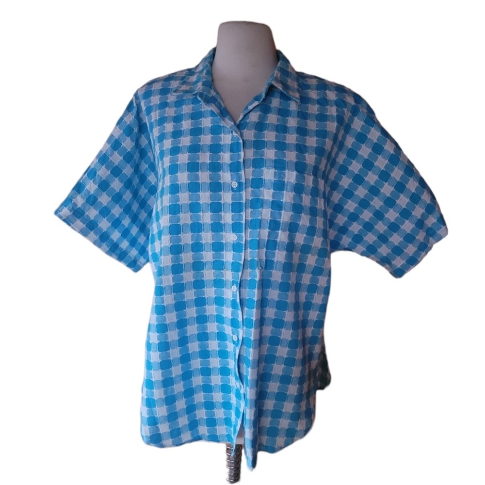NWT 1980s Grand Design Cotton, Button Down Shirt